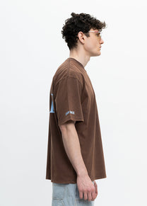 Dangerous Minds Big Dare brown blue washed tee