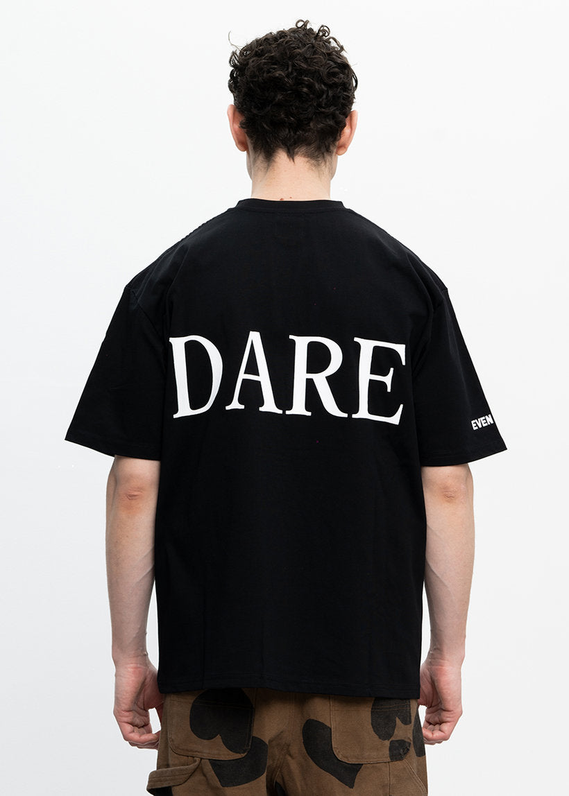DANGEROUS MINDS Big dare black teeIG DARE BLACK TEE