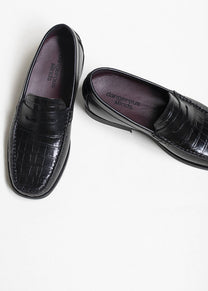 DANGEROUS MINDS 818 Loafer black croco