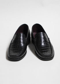DANGEROUS MINDS 818 Loafer black croco