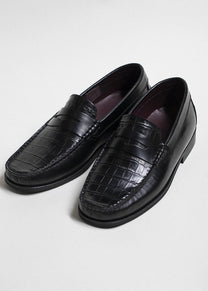 DANGEROUS MINDS 818 Loafer black croco