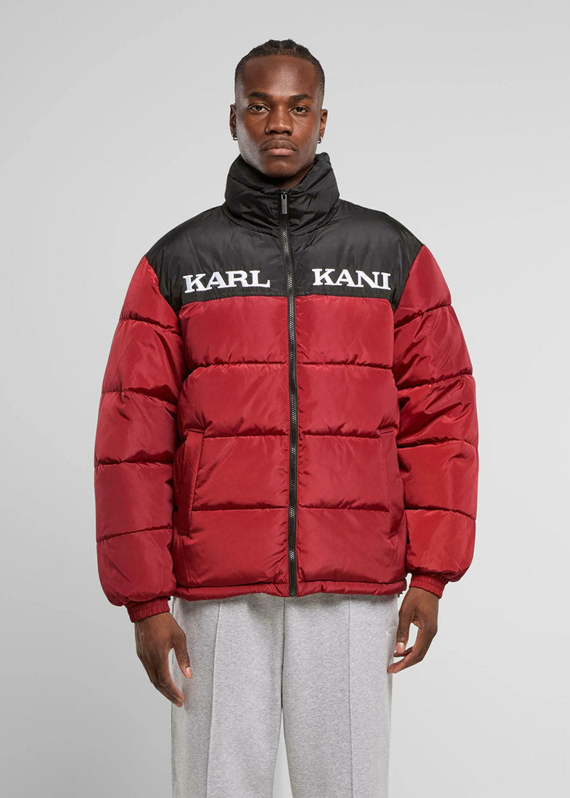 KARL KANI KM-JK012-052 Retro essential puffer red