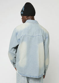 Karl Kani KM253-007 CG K Western denim overshirt