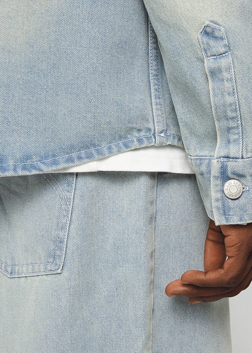 KARL KANI KM253-007 CG K Western denim overshirt