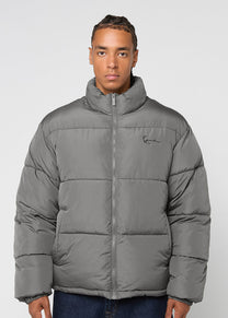 Karl Kani KM253-023 Small Signature Embossed grey puffer