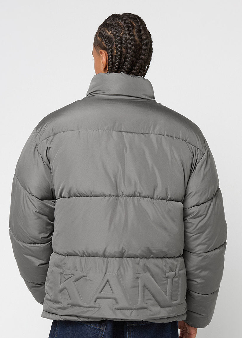 Karl Kani KM253-023 Small Signature Embossed grey puffer