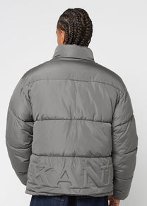 Karl Kani KM253-023 Small Signature Embossed grey puffer