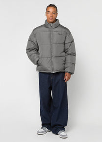 Karl Kani KM253-023 Small Signature Embossed grey puffer