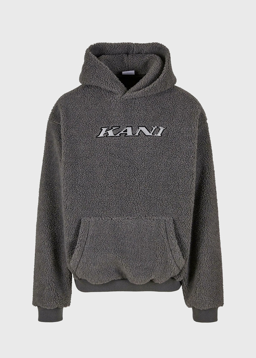 Karl Kani KM253-048 Kani Teddy silver grey hoodie