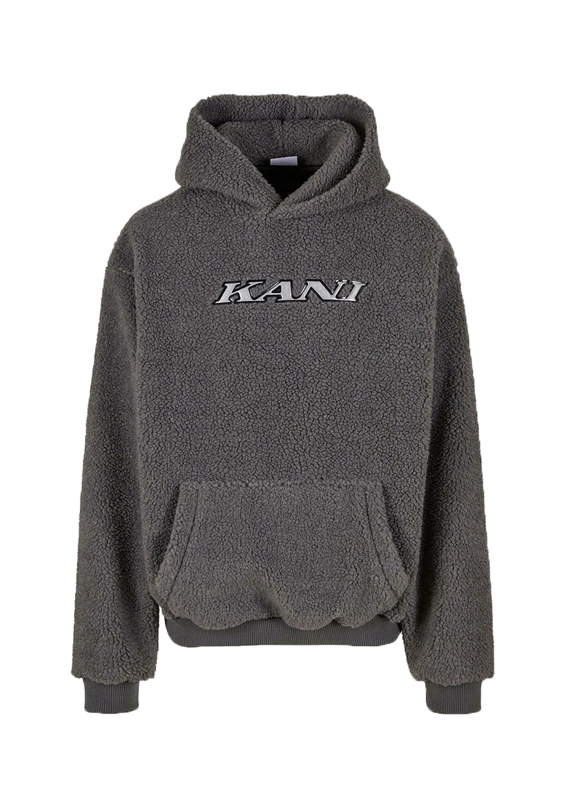 Karl Kani KM253-048 Kani Teddy silver grey hoodie