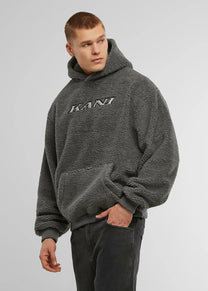 Karl Kani KM253-048 Kani Teddy silver grey hoodie
