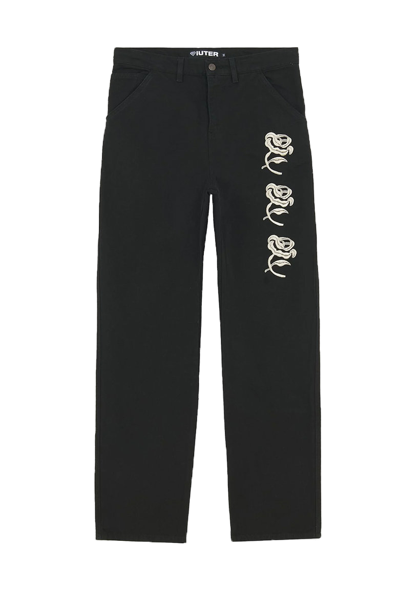 Iuter Floral black work pants