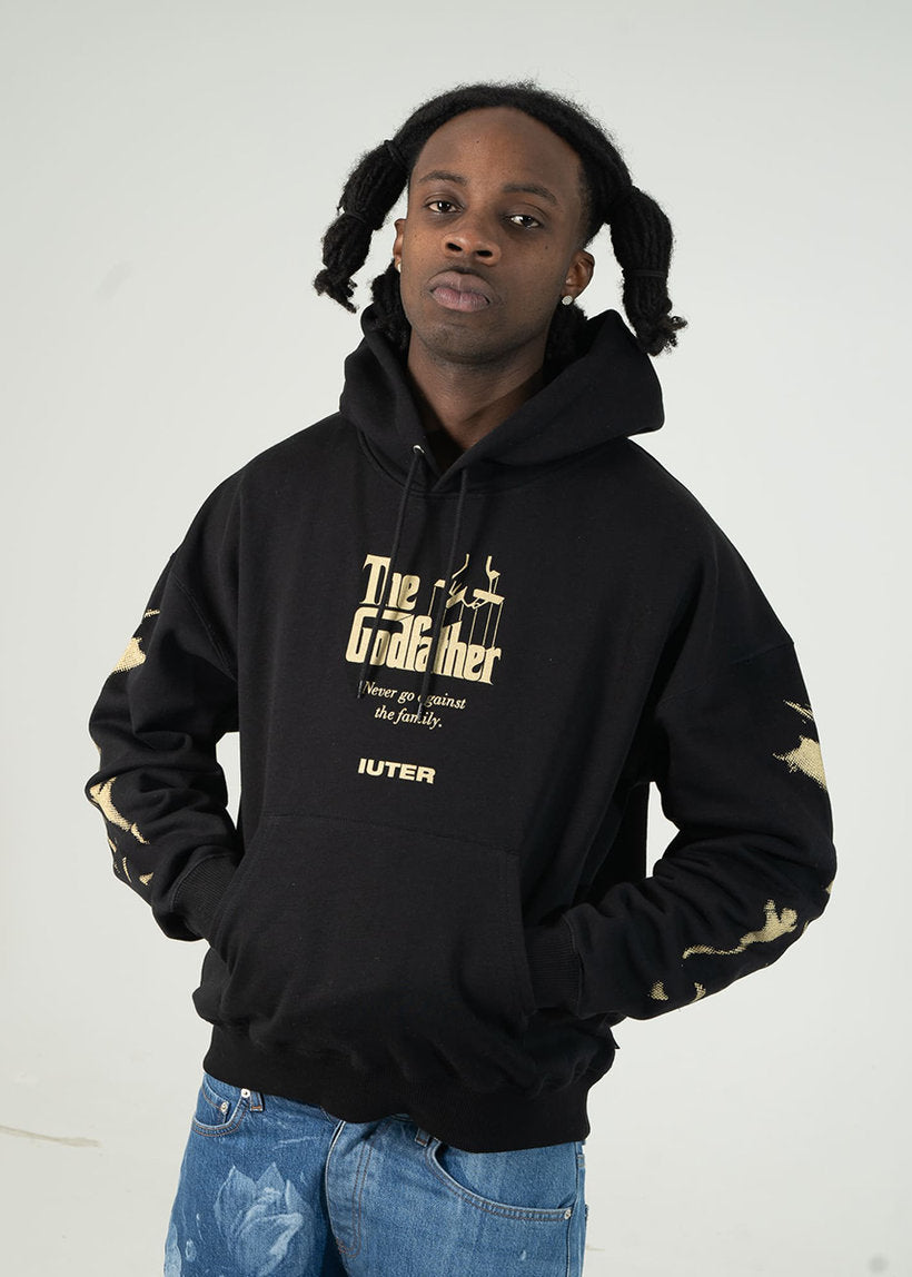 Iuter The Godfather Worldwide black hoodie