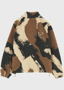 Iuter Tornado brown fur neck zip