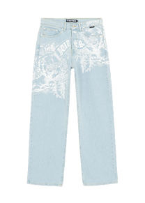 Iuter Paradise light denim loose pants