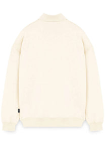 Iuter Heart Logo cream polo sweatshirt