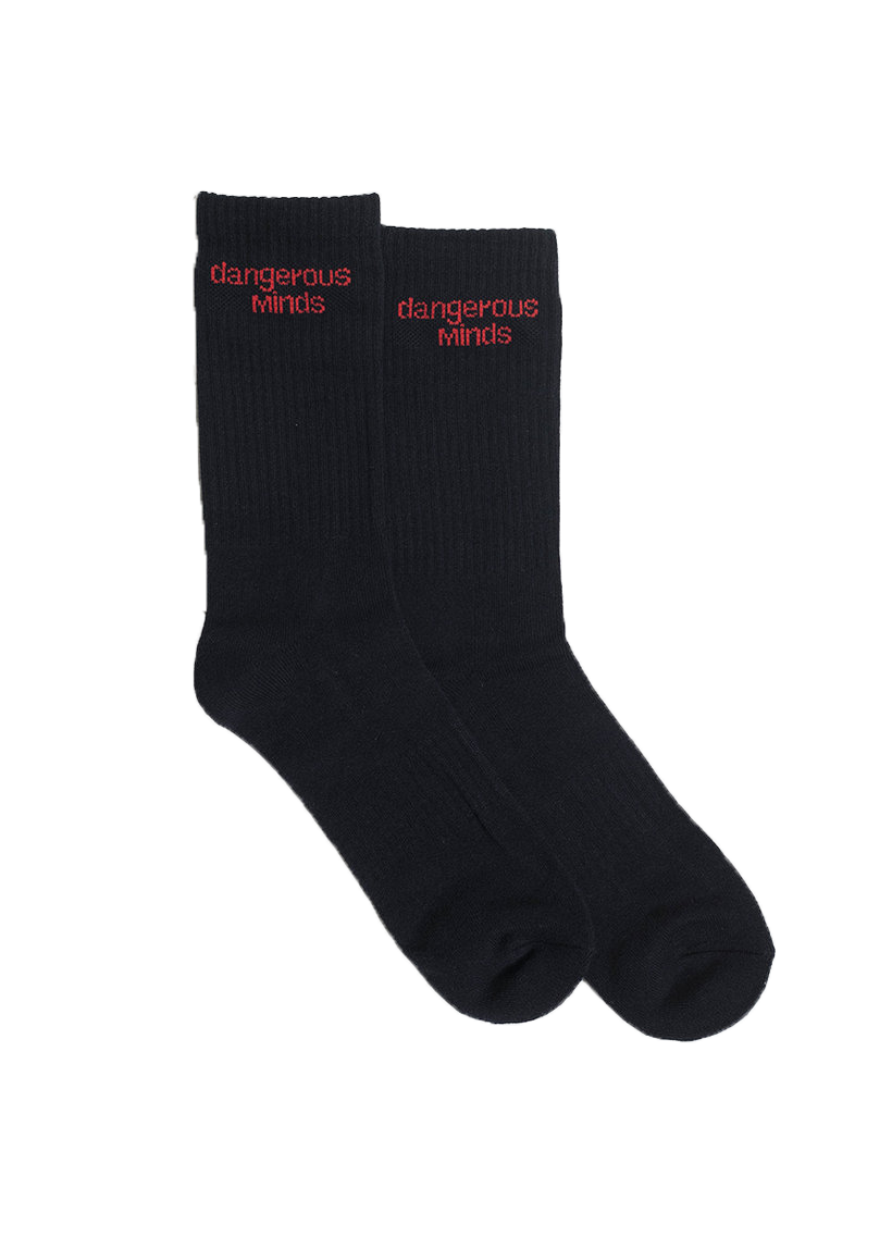 Dangerous Minds black-red socks