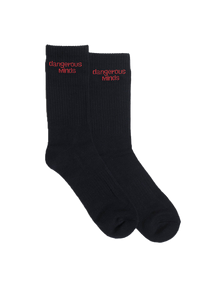 Dangerous Minds black-red socks