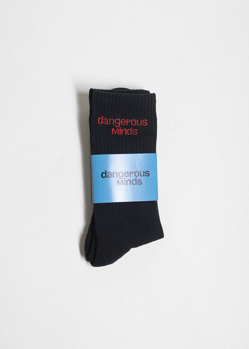 Dangerous Minds black-red socks