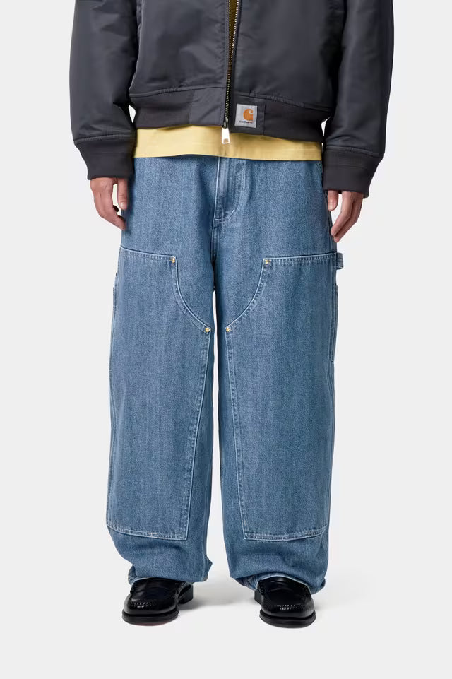 Carhartt WIP I032106 Nash Double Knee Pant Blue stone washed