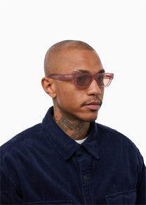 Akila Zed Raw desert rose acetate-brown lenses