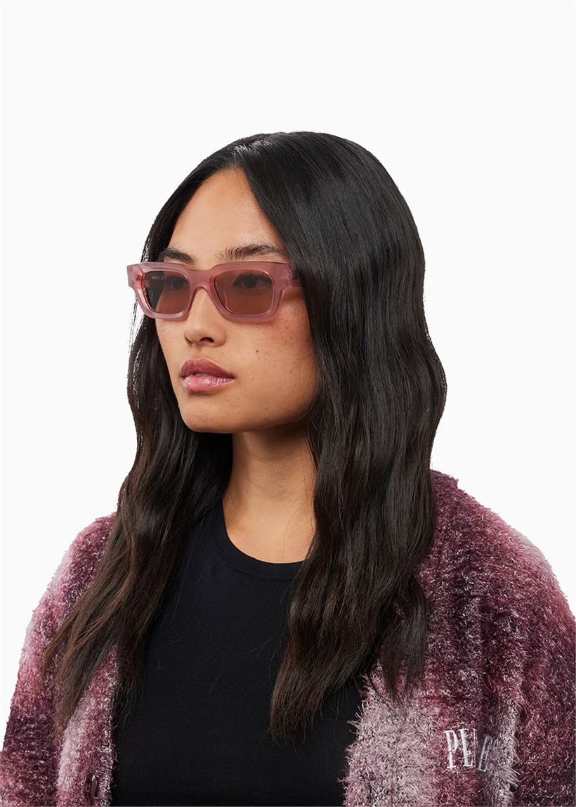 Akila Zed Raw desert rose acetate-brown lenses