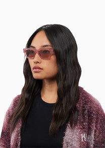 Akila Zed Raw desert rose acetate-brown lenses