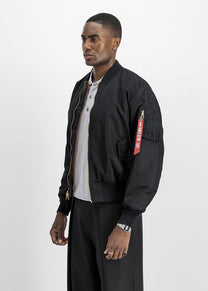 Alpha Industries MA-1 Heritage 100101 black bomber jacket