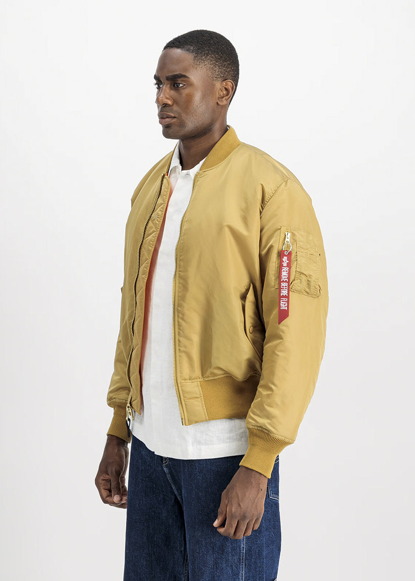 Alpha Industries MA-1 Heritage 100101 gold bomber jacket