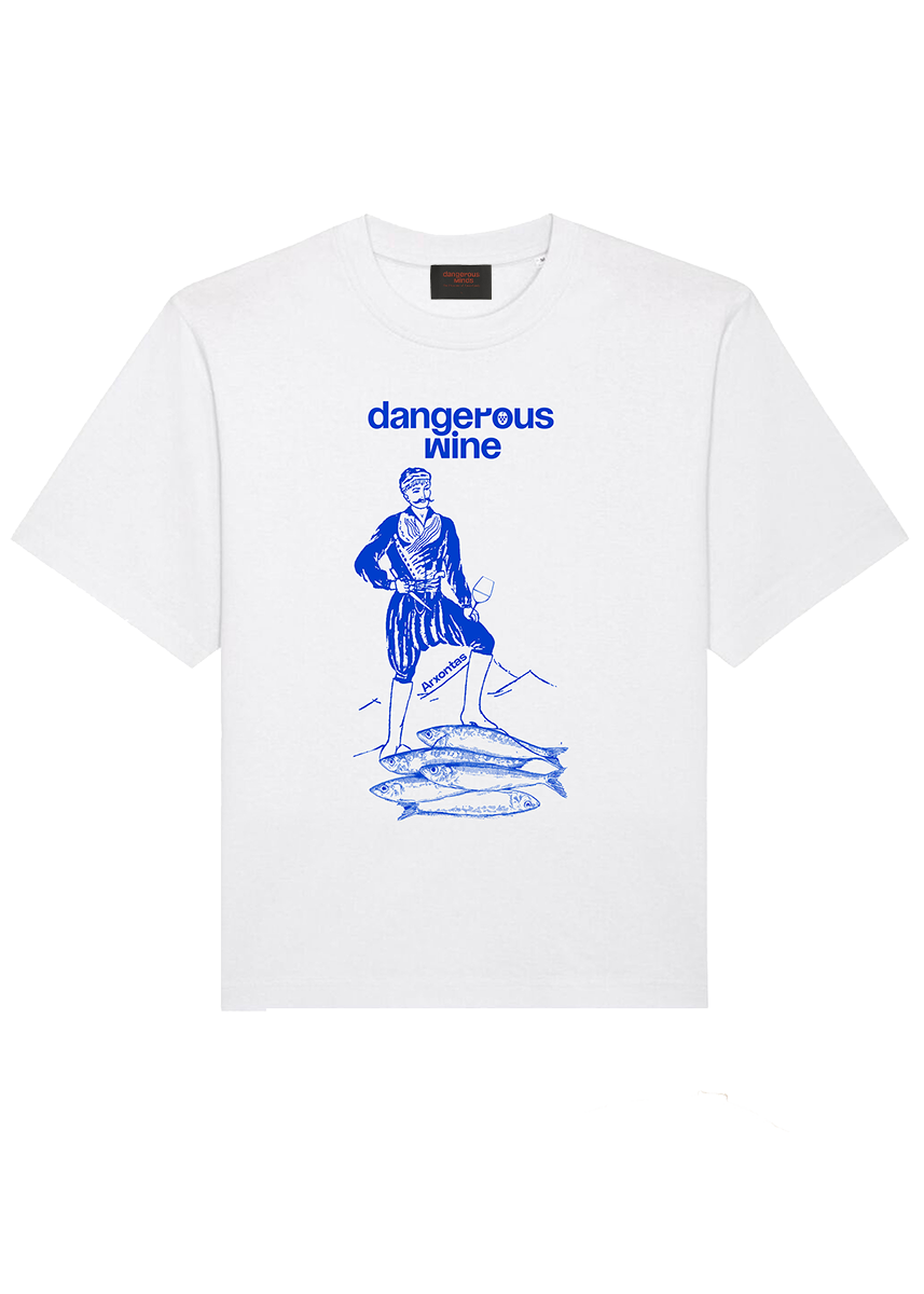Dangerous Minds WINE Archontas white tshirt