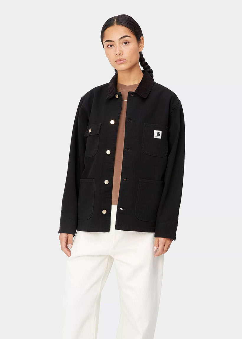 Carhartt WIP I031570 W' OG Michigan black/black rinsed coat