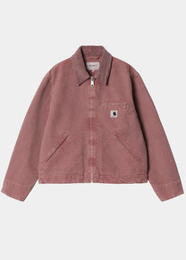 Carhartt WIP I034879 W' OG Detroit dusky pink stone canvas jacket