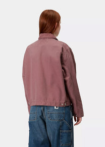 Carhartt WIP I034879 W' OG Detroit dusky pink stone canvas jacket