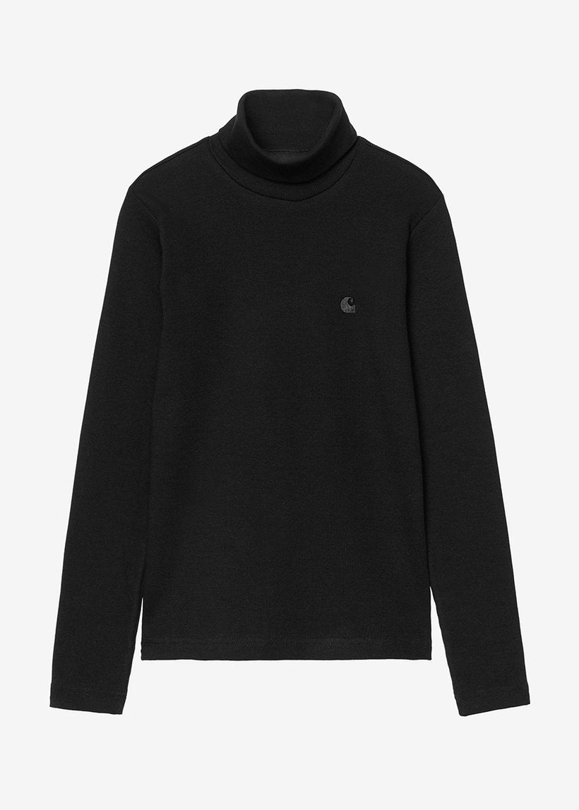Carhartt WIP I035470 W' Philipa black mockneck L/S tshirt
