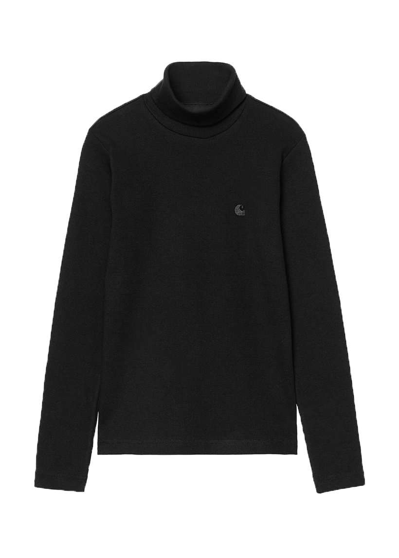 Carhartt WIP I035470 W' Philipa black mockneck L/S tshirt
