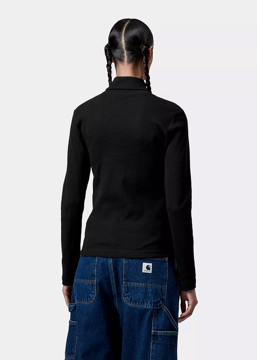 Carhartt WIP I035470 W' Philipa black mockneck L/S tshirt