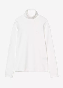 Carhartt WIP I035470 W' Philipa white mockneck L/S tshirt
