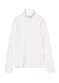 Carhartt WIP I035470 W' Philipa white mockneck L/S tshirt
