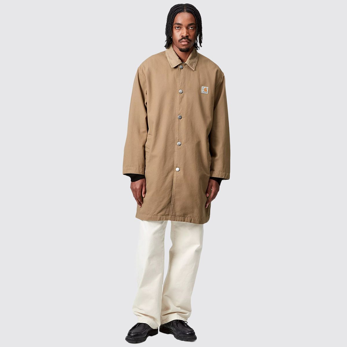 Carhartt WIP I035618 Webster Coat Leather rinsed