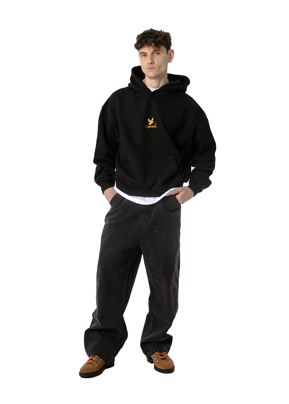 DM Jeans Big Bird hoodie 650 gsm