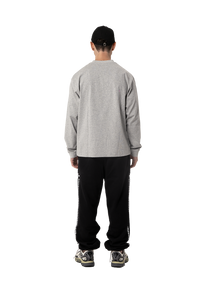 Dangerous Minds Basic Line grey L/S tee