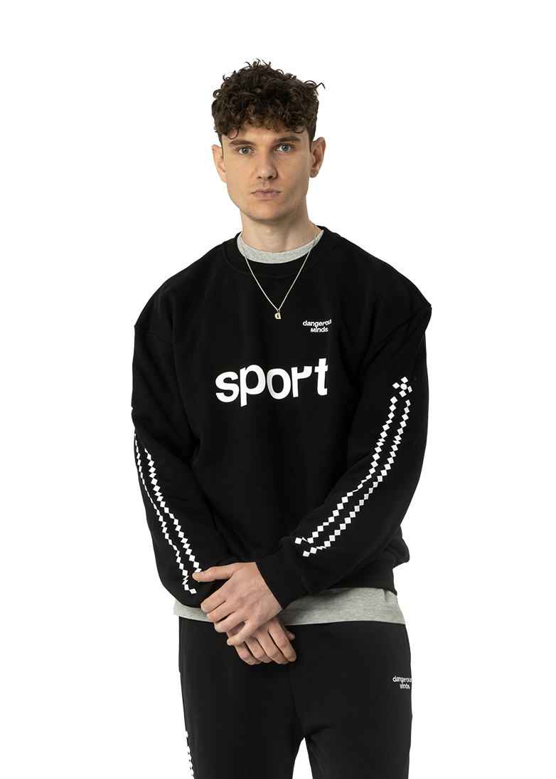 Dangerous Minds SPORT black sweatshirt