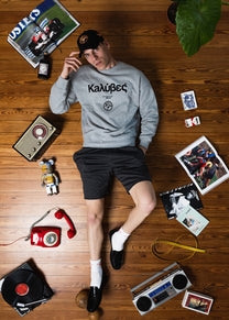 Kaluves Logo grey crewneck
