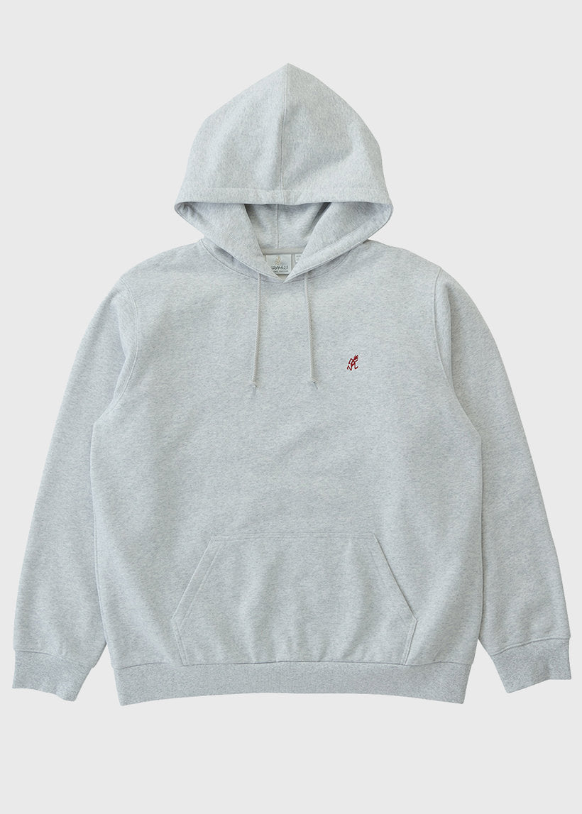Gramicci G309-FT One Point heather ash hooded sweatshirt