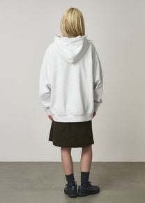 Gramicci G309-FT One Point heather ash hooded sweatshirt