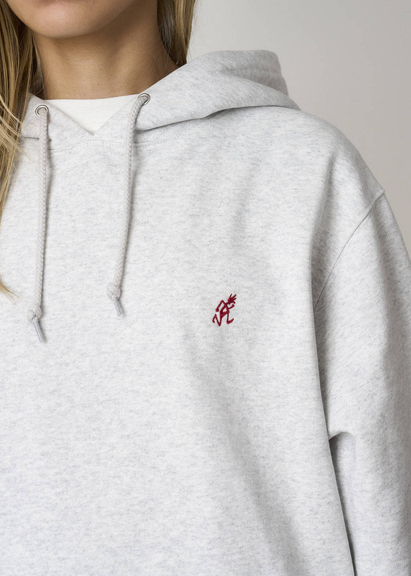 Gramicci G309-FT One Point heather ash hooded sweatshirt