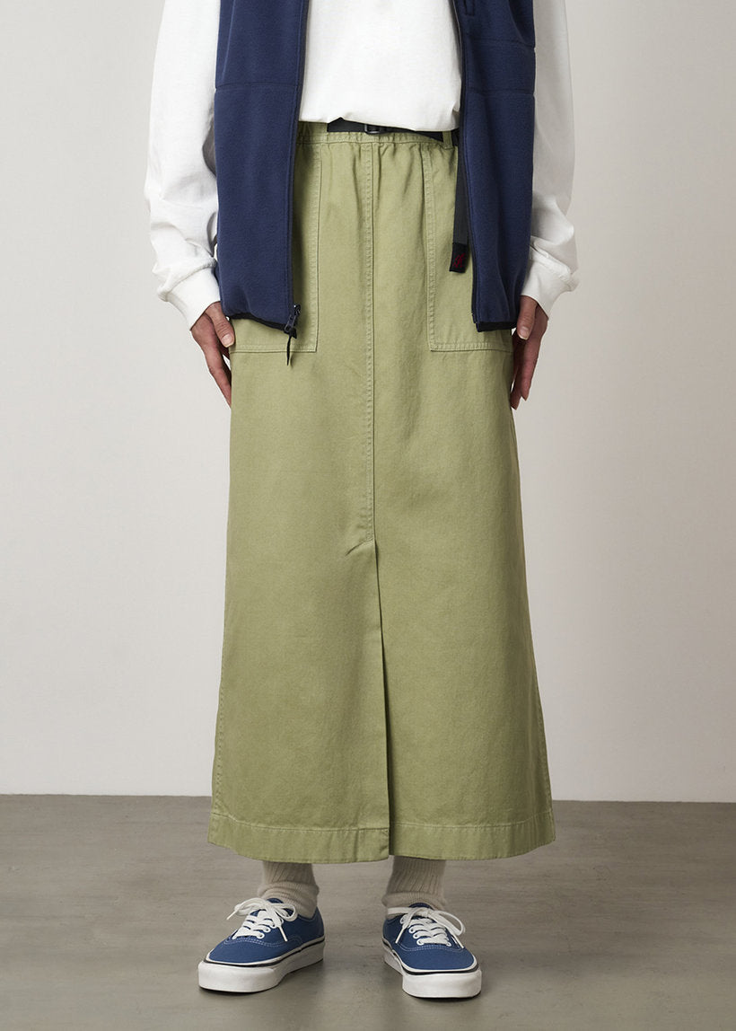 Gramicci G3SW-SK069 Long Baker cactus pigment skirt