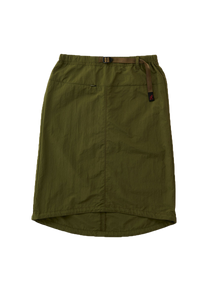 Gramicci G4SW-SK089 Nylon Packable olive midi skirt