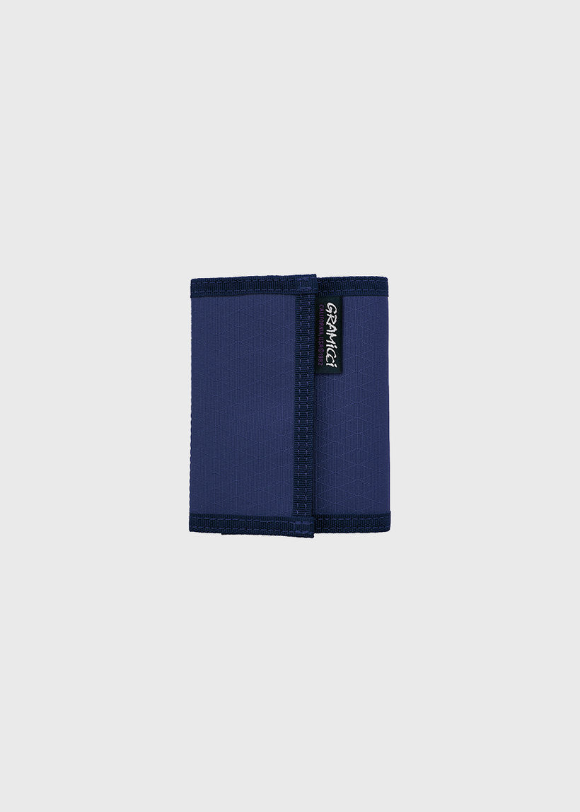 Gramicci G5FB-166 velcro dusty blue wallet