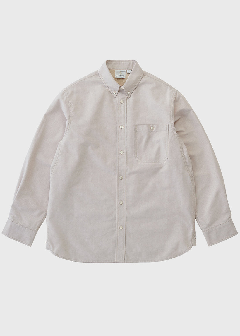 Gramicci G5FM-J019 Oxford button down stance ecru shirt